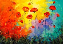 Enjoy Puzzle Magic Poppies* Forêts, Fleurs Et Jardins|Art