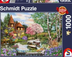 Schmidt Spiele Maison au bord du lac* Bateaux|Animaux De La Forêt