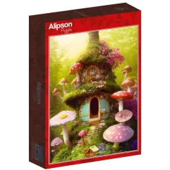 Alipson Puzzle Maison Champignon* Cottages Et Châlets|Forêts, Fleurs Et Jardins