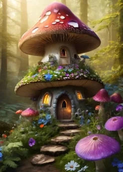 Alipson Puzzle Maison Champignon des Sous-Bois* Forêts, Fleurs Et Jardins|De 500 À 999 Pièces