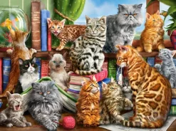 Castorland Maison des Chats* De 2 000 Pièces|De 2 000 Pièces