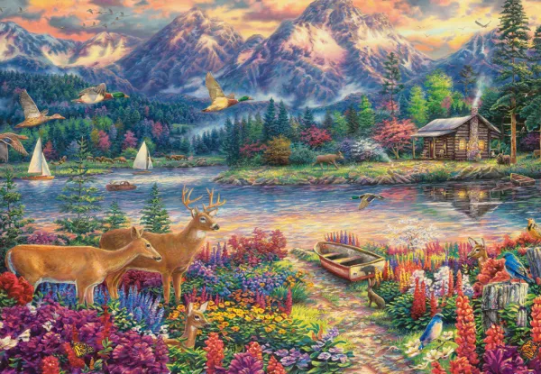 Castorland Majesté de la Montagne Printanière* De 1 500 Pièces|De 1 500 Pièces