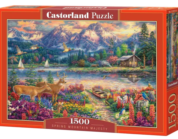 Castorland Majesté de la Montagne Printanière* De 1 500 Pièces|De 1 500 Pièces