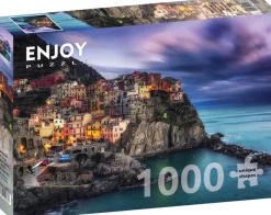 Enjoy Puzzle Manarola at Dusk, Cinque Terre, Italy* Villes Et Villages|France