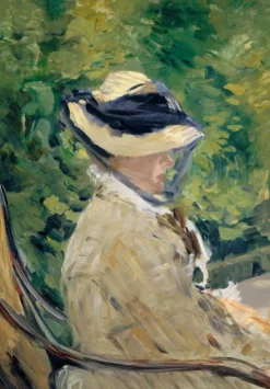 Grafika Kids Manet Édouard - Edouard Manet : Madame Manet à Bellevue, 1880*Enfant Art|Dès 6 Ans : 50 À 100 Pièces