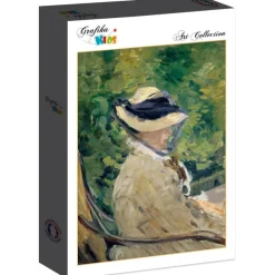 Grafika Kids Manet Édouard - Edouard Manet : Madame Manet à Bellevue, 1880*Enfant Art|Dès 6 Ans : 50 À 100 Pièces