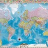Eurographics Map of the World* Cartes Du Monde|De 1 000 Pièces