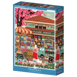 Pieces & Peace Marché aux Fleurs* De 1 500 Pièces|De 1 500 Pièces