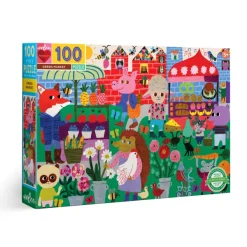 eeBoo Marche Ecologique*Enfant Puzzles Pour Enfants|Pièces Xxl Enfants