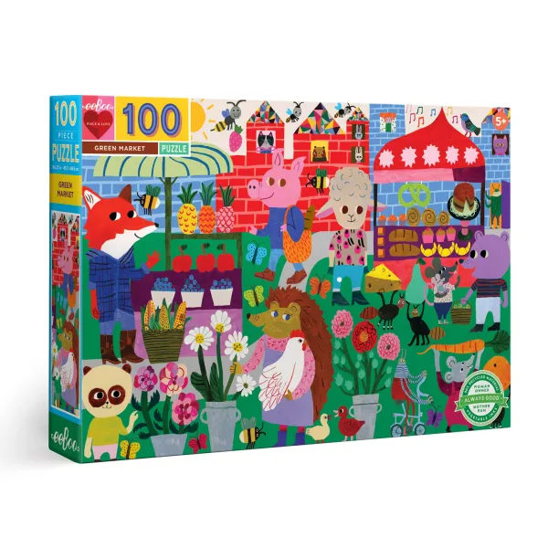 eeBoo Marche Ecologique*Enfant Puzzles Pour Enfants|Pièces Xxl Enfants