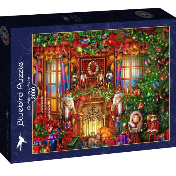 Bluebird Puzzle Marchetti Ciro - Christmas Interior*Femme De 2 000 Pièces|De 2 000 Pièces