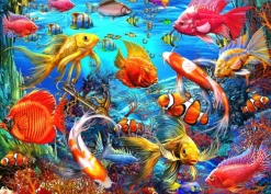 Bluebird Puzzle Marchetti Ciro - Tropical Fish* De 1 500 Pièces|De 1 500 Pièces
