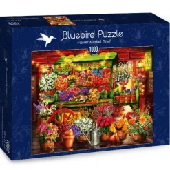 Bluebird Puzzle Marchetti Ciro - Flower Market Stall* Forêts, Fleurs Et Jardins|De 1 000 Pièces