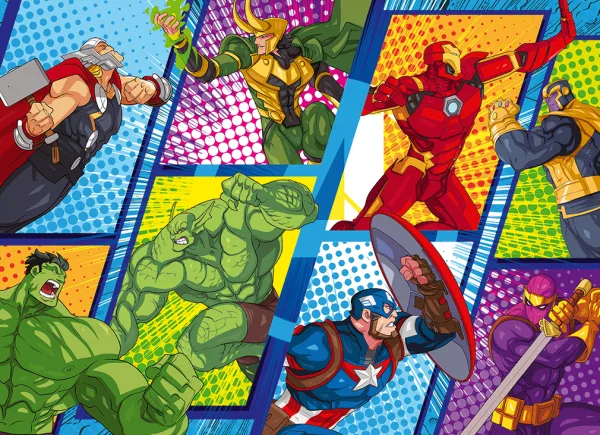 Nathan Marvel Avengers - Les Avengers Contre les Méchants*Enfant Dès 6 Ans : 50 À 100 Pièces|À Partir De 6 Ans