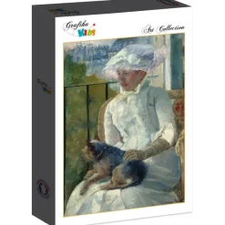 Grafika Kids Mary Cassatt : Jeune Fille à la Fenêtre, 1883-1884*Enfant Art|Dès 6 Ans : 50 À 100 Pièces