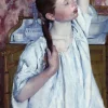 Grafika Mary Cassatt : Jeune Fille Coiffant ses Cheveux, 1886* De 2 000 Pièces|De 2 000 Pièces