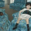 Grafika Mary Cassatt : Petite Fille dans un Fauteuil Bleu, 1878* De 2 000 Pièces|De 2 000 Pièces