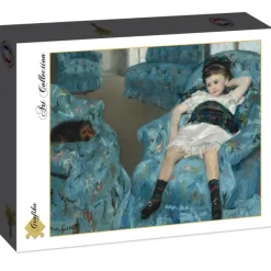 Grafika Mary Cassatt : Petite Fille dans un Fauteuil Bleu, 1878* De 2 000 Pièces|De 2 000 Pièces