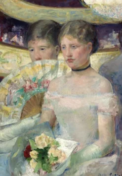 Grafika Kids Mary Cassatt : The Loge, 1882*Enfant Art|Dès 6 Ans : 50 À 100 Pièces