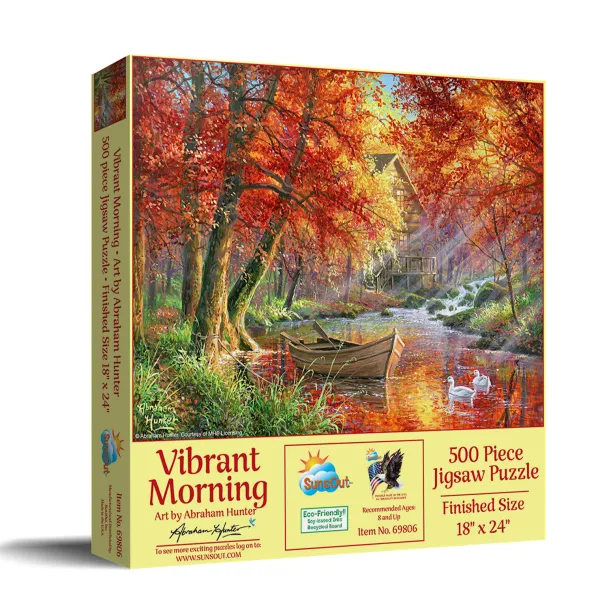 SunsOut Matin Eclatant* Bateaux|Forêts, Fleurs Et Jardins