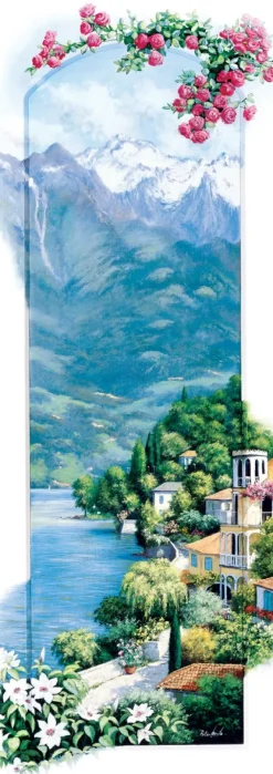 Art Puzzle Matin Méditerranéen* Panoramique|Montagnes