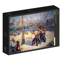 Grafika Maximilien Luce - Les Batteurs de Pieux, 1903* Art|De 1 000 Pièces