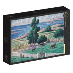 Grafika Maximilien Luce - L'Île à bois, Kermouster, Lézardrieux, 1914* Art|De 1 000 Pièces