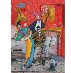 Art Puzzle Âme de la Musique*Femme Musique, Danse, Instruments|De 1 000 Pièces