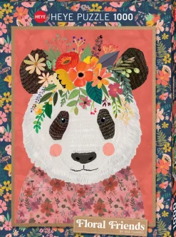 Heye Mia Charro - Floral Friends - Cuddly Panda* Animaux Sauvages|Animaux De La Forêt