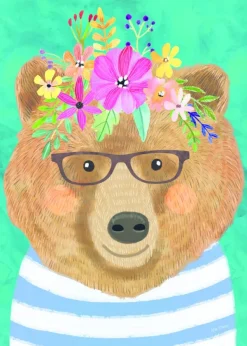 Heye Mia Charro - Floral Friends Ours* Animaux Sauvages|Art