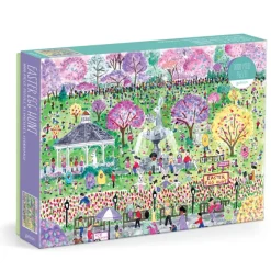 Galison Michael Storrings - Chasse aux Oeufs de Pâques - Puzzle de 1000 Pièces*Enfant Forêts, Fleurs Et Jardins|Dès 6 Ans : 50 À 100 Pièces