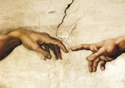 Eurographics Michel Ange - Michel Ange : La Création de l'Homme (détail)* Art|De 1 000 Pièces