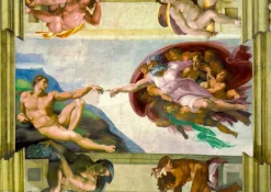 Bluebird Puzzle Michel Ange - Michelangelo - The Creation of Adam, 1511* Art|De 1 000 Pièces