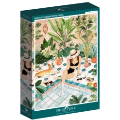 Pieces & Peace Midnight To 6 - Piscine Marocaine*Femme Chiens|Déco Et Objets