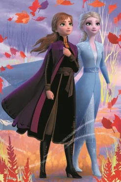 Trefl Mini Puzzle - Dans l'univers d'Anna & Elsa - Disney La Reine des Neiges II*Enfant Puzzles Pour Enfants|Dès 6 Ans : 50 À 100 Pièces