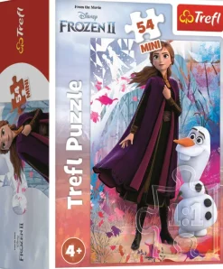 Trefl Mini Puzzle - Dans l'univers d'Anna & Elsa - Disney La Reine des Neiges II*Enfant Puzzles Pour Enfants|Dès 6 Ans : 50 À 100 Pièces