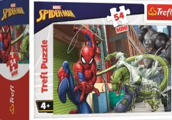 Trefl Mini Puzzle - Spider-Man*Enfant Puzzles Pour Enfants|Dès 6 Ans : 50 À 100 Pièces