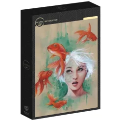 Grafika Misstigri - Misstigri - La Demoiselle aux Poissons*Femme Animaux Marins|Hommes Et Femmes