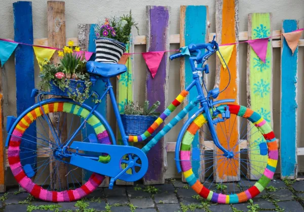 Grafika Kids Mon Beau Vélo Coloré*Femme Rétros Et Nostalgie|Sports