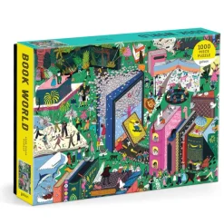 Galison Monde du Livre - Puzzle 1000 Pièces*Enfant De 4 000 À 5 000 Pièces|De 4 000 À 5 000 Pièces