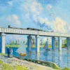 Bluebird Puzzle Monet Claude - Claude Monet -Railway Bridge at Argenteuil, 1873* Art|De 1 000 Pièces