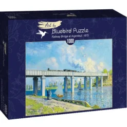 Bluebird Puzzle Monet Claude - Claude Monet -Railway Bridge at Argenteuil, 1873* Art|De 1 000 Pièces