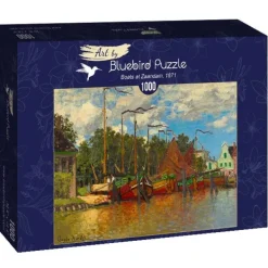 Bluebird Puzzle Monet Claude - Claude Monet - Boats at Zaandam, 1871* Art|De 1 000 Pièces