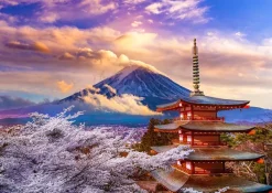 Enjoy Puzzle Mont Fuji au Printemps, Japon* Japon|Montagnes