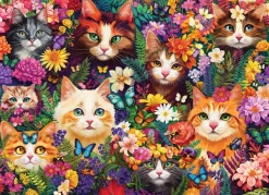 Cobble Hill Moustaches Fleuries* Chats|Forêts, Fleurs Et Jardins