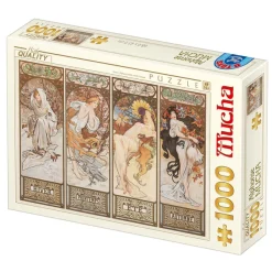 DToys Mucha Alfons - Mucha Alfons - Seasons* Art|De 1 000 Pièces