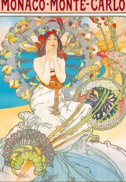 Enjoy Puzzle Mucha Alfons - Monaco Monte Carlo, Alphonse Mucha* Art|De 1 000 Pièces
