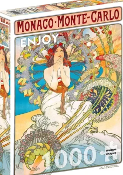 Enjoy Puzzle Mucha Alfons - Monaco Monte Carlo, Alphonse Mucha* Art|De 1 000 Pièces