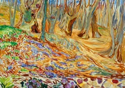 Bluebird Puzzle Munch Edvard - Edvard Munch - Elm Forrest in Spring, 1923* Art|De 1 000 Pièces