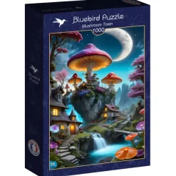 Bluebird Puzzle Mushroom Town* Villes Et Villages|Forêts, Fleurs Et Jardins